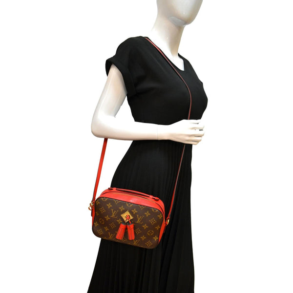 Louis Vuitton Saintonge Monogram Canvas Crossbody Bag - Full View
