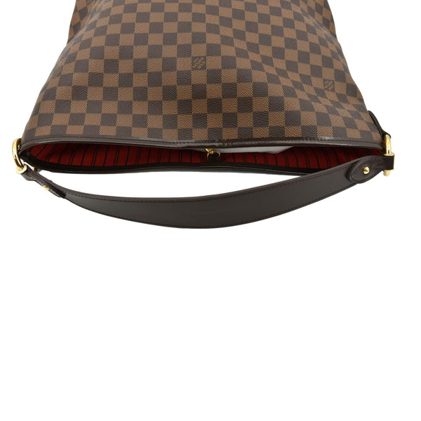 LOUIS VUITTON Delightful MM Damier Ebene Hobo Bag Brown