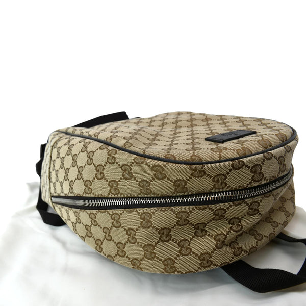 GUCCI GG Monogram Canvas Travel Backpack Bag Beige 449906
