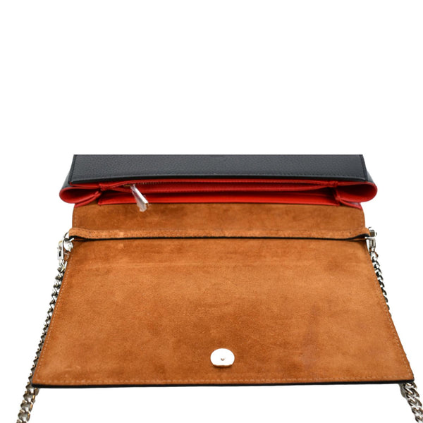 Christian Louboutin Paloma Leopard Print Crossbody Bag - Open