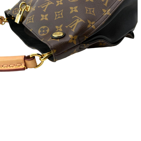 LOUIS VUITTON Gaia Monogram Canvas Shoulder Bag Brown