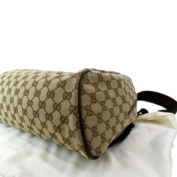 GUCCI GG Monogram Canvas Travel Backpack Bag Beige 449906