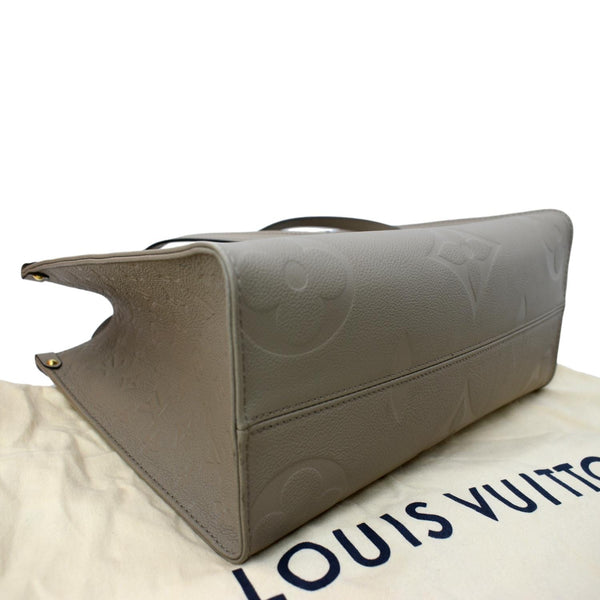 LOUIS VUITTON Onthego MM Monogram Empreinte Shoulder Bag Tourterelle - Hot Deals
