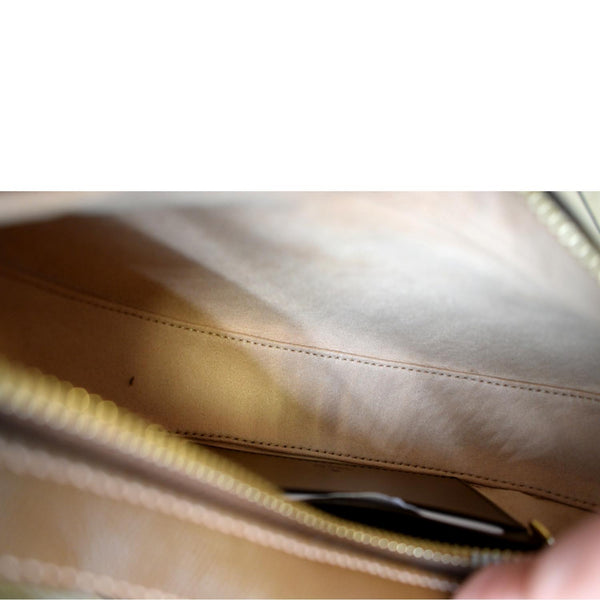 GUCCI Half Moon Mini GG Supreme Canvas Crossbody Bag Beige 726843