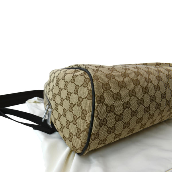 GUCCI GG Monogram Canvas Travel Backpack Bag Beige 449906