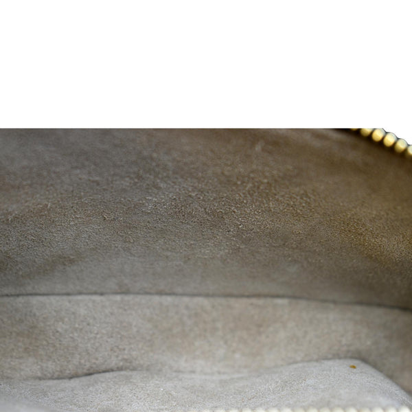 CHLOE Mini Vanity Crocodile Embossed Leather Crossbody Bag Green