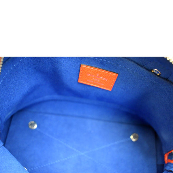 LOUIS VUITTON Neo Alma BB Monogram Empreinte Crossbody Bag Orange