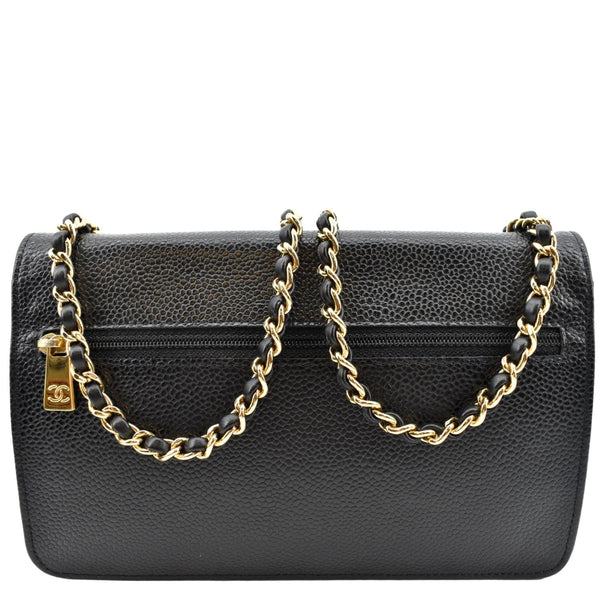 Chanel Timeless WOC Caviar Leather Wallet Shoulder Bag - Back