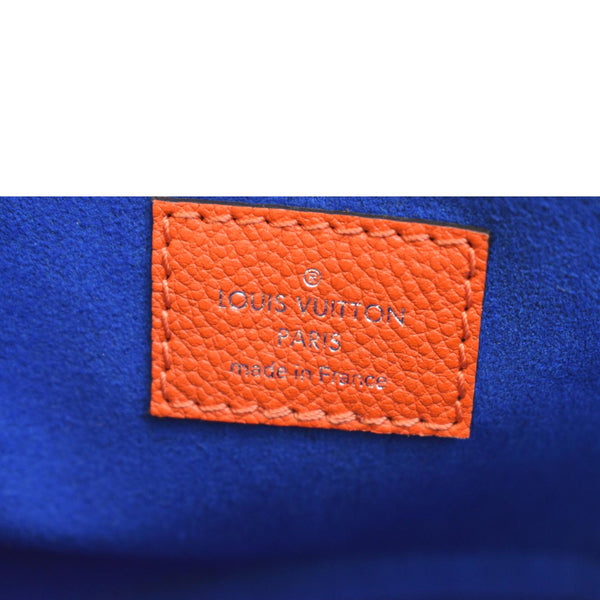 LOUIS VUITTON Neo Alma BB Monogram Empreinte Crossbody Bag Orange