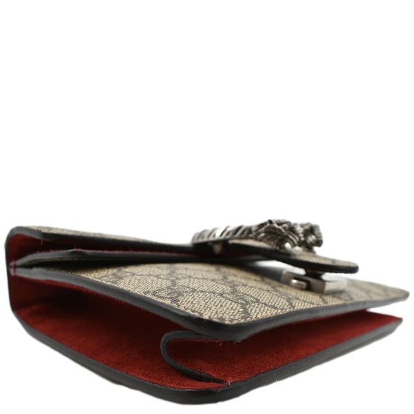 GucciI Dionysus Mini GG Supreme Canvas Crossbody Bag - Bottom Left