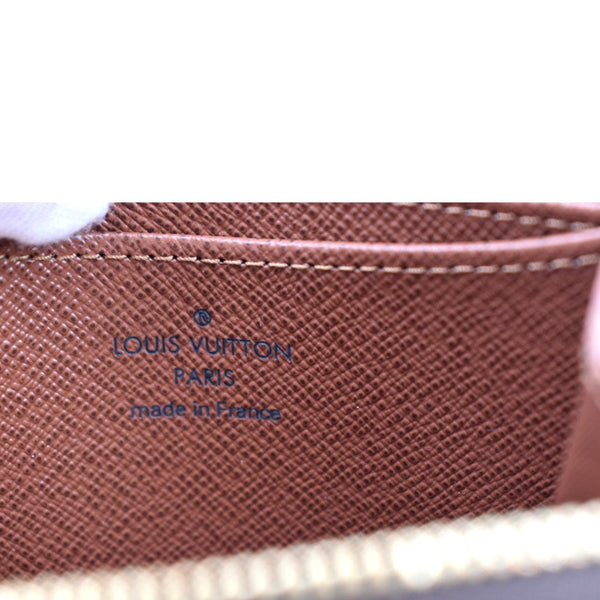 LOUIS VUITTON Monogram Canvas Zippy Coin Purse Brown