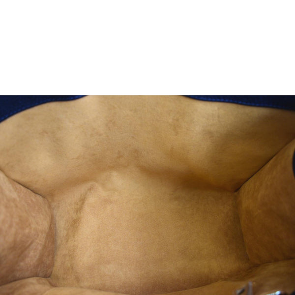 LOUIS VUITTON Onthego GM Monogram Empreinte Leather Tote Bag Black