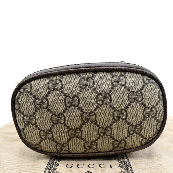 GUCCI Ophidia Small GG Canvas Bucket Bag Beige 550620