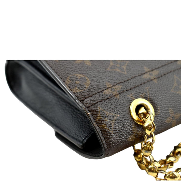 LOUIS VUITTON Victoire Monogram Canvas Crossbody Bag Black