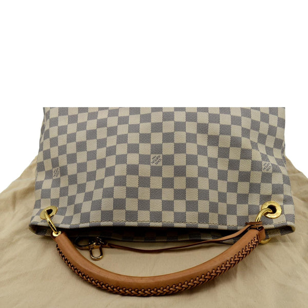Louis Vuitton Artsy MM Damier Azur Hobo Bag in White - Top