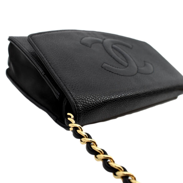 Chanel Timeless WOC Caviar Leather Wallet Shoulder Bag - Top Left