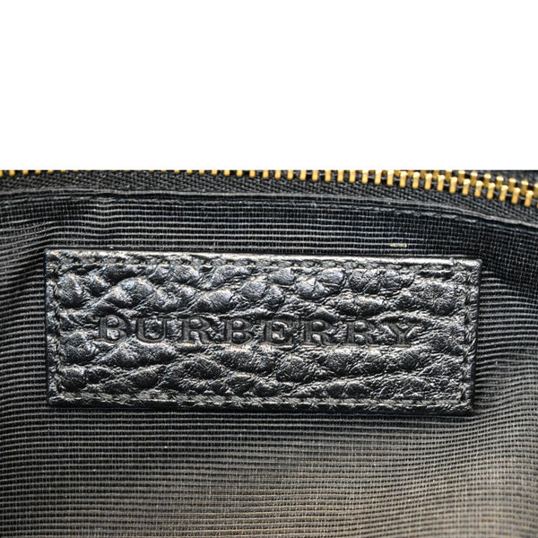 BURBERRY Dewsbury Medium Grain Check Embossed Tote Bag Black-Dallas Designer