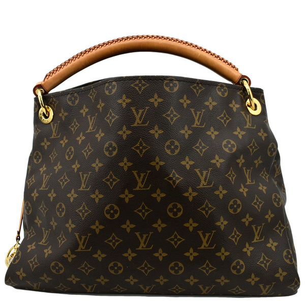 LOUIS VUITTON Artsy MM Monogram Canvas Hobo Bag Brown