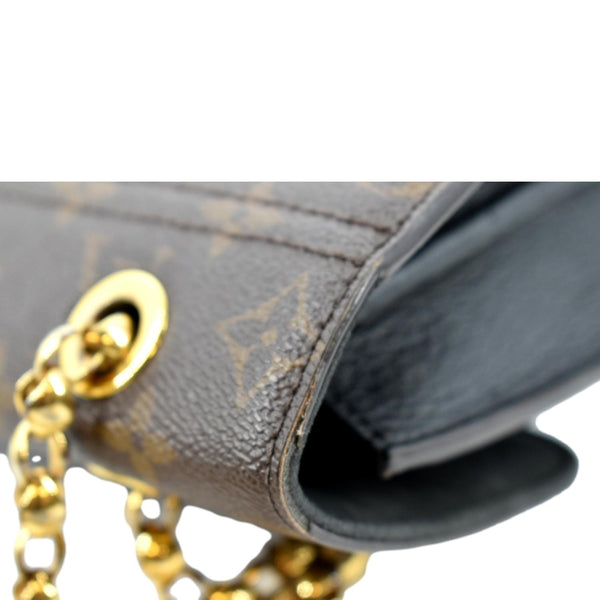 LOUIS VUITTON Victoire Monogram Canvas Crossbody Bag Black