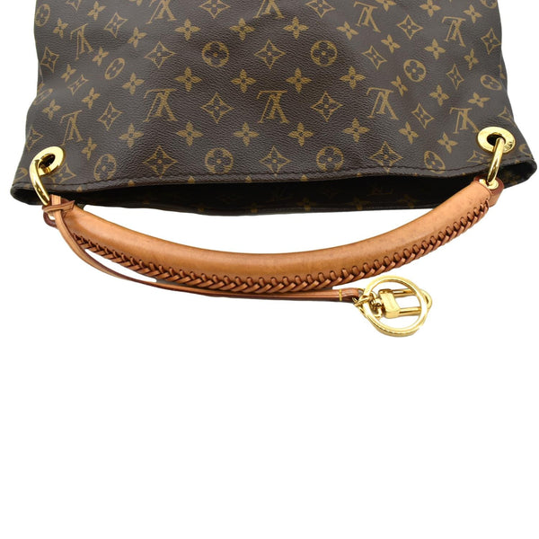 LOUIS VUITTON Artsy MM Monogram Canvas Hobo Bag Brown
