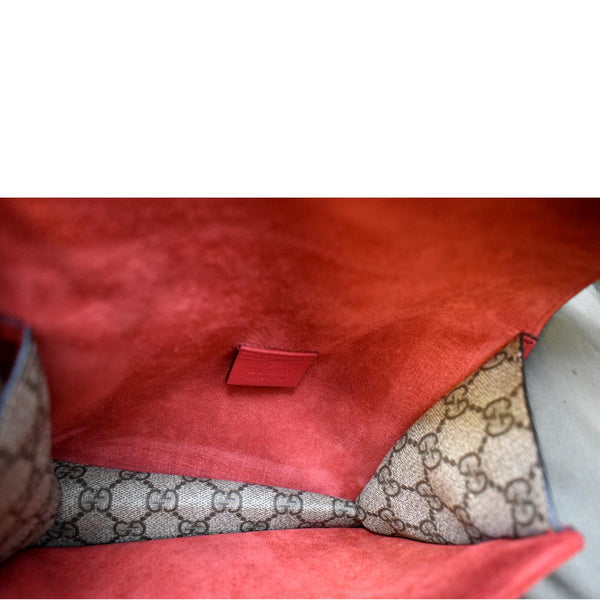GucciI Dionysus Mini GG Supreme Canvas Crossbody Bag - Inside