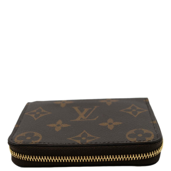 LOUIS VUITTON Monogram Canvas Zippy Coin Purse Brown