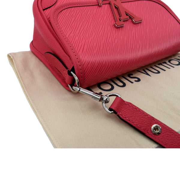 LOUIS VUITTON Buci Epi Leather Shoulder Bag Dragon Fruit