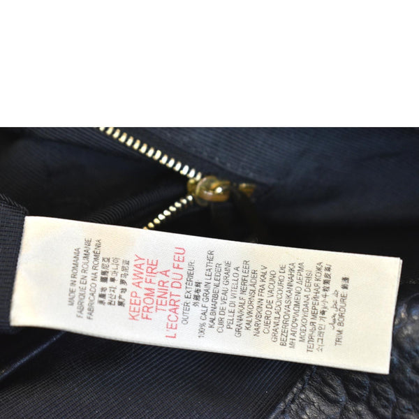 BURBERRY Dewsbury Medium Grain Check Embossed Tote Bag Black-Dallas Designer