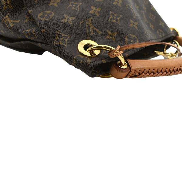 LOUIS VUITTON Artsy MM Monogram Canvas Hobo Bag Brown
