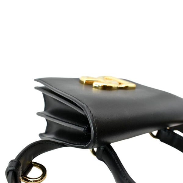 DOLCE & GABBANA Mini Leather Belt Bag Black