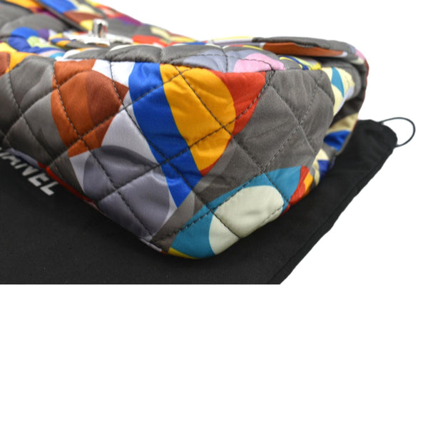 Chanel Printed Coco Color Flap Small Nylon Shoulder Bag - Bottom Right