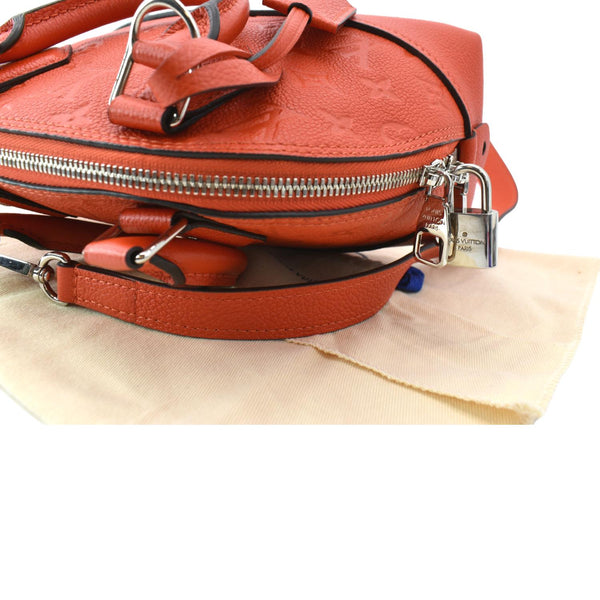 LOUIS VUITTON Neo Alma BB Monogram Empreinte Crossbody Bag Orange