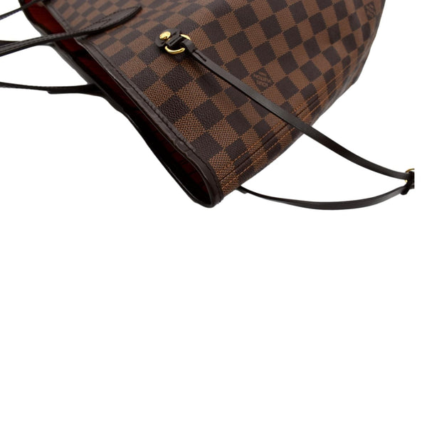 LOUIS VUITTON Neverfull GM Damier Ebene Tote Shoulder Bag Brown