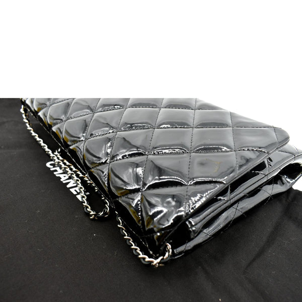 Chanel Timeless Classic Flap Patent Leather Shoulder Bag - Top Left