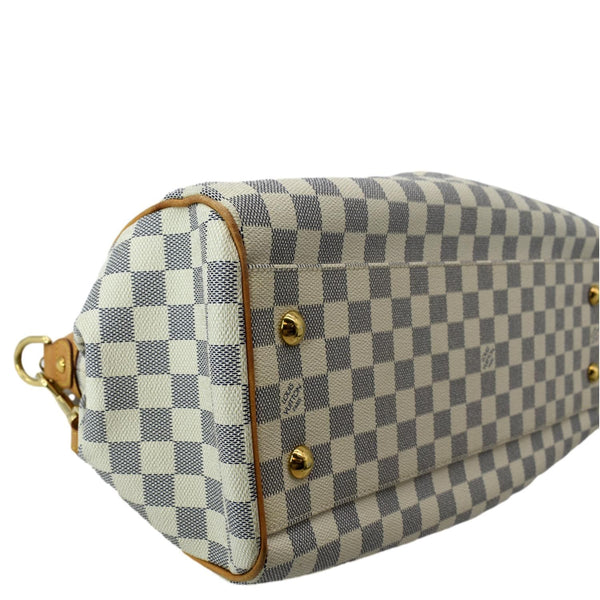 LOUIS VUITTON Trevi GM Damier Azur 2way Shoulder Bag White