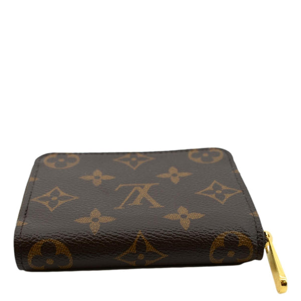 LOUIS VUITTON Monogram Canvas Zippy Coin Purse Brown