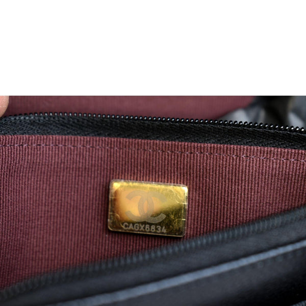 CHANEL CC WOC Caviar Leather Wallet On Chain Shoulder Bag Black