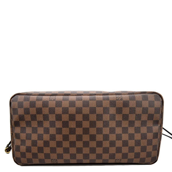 LOUIS VUITTON Neverfull GM Damier Ebene Tote Shoulder Bag Brown