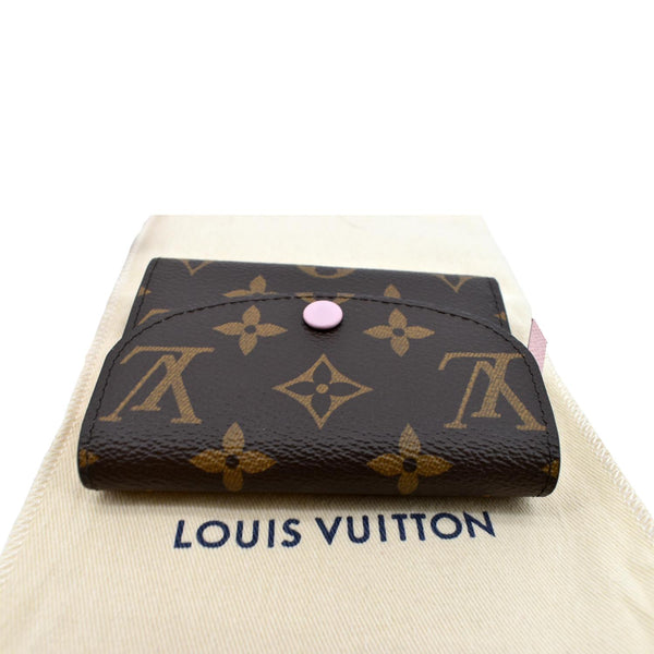 LOUIS VUITTON Rosalie Monogram Canvas Coin Wallet Rose Ballerine