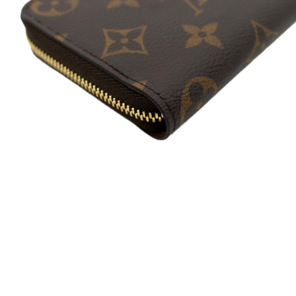 LOUIS VUITTON Monogram Canvas Zippy Coin Purse Brown