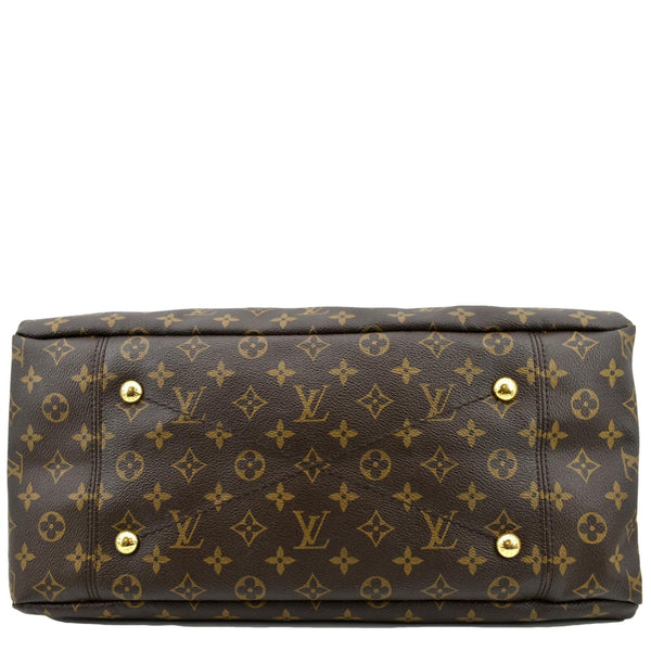 LOUIS VUITTON Artsy MM Monogram Canvas Hobo Bag Brown
