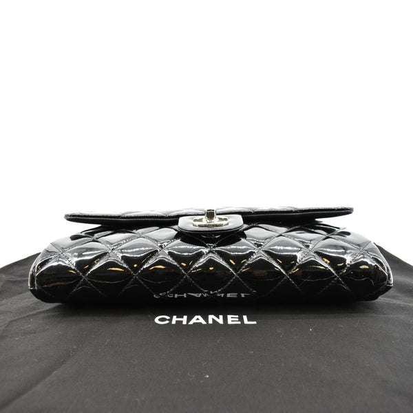 Chanel Timeless Classic Flap Patent Leather Shoulder Bag - Bottom