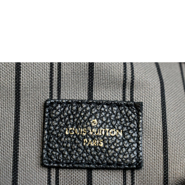 LOUIS VUITTON Artsy MM Empreinte Leather Hobo Bag Black