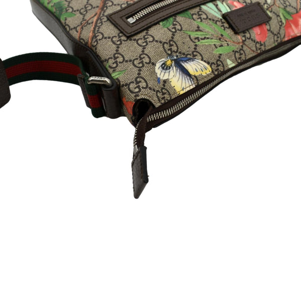 Gucci Courrier Zip GG Supreme Canvas Messenger Bag - Top Left