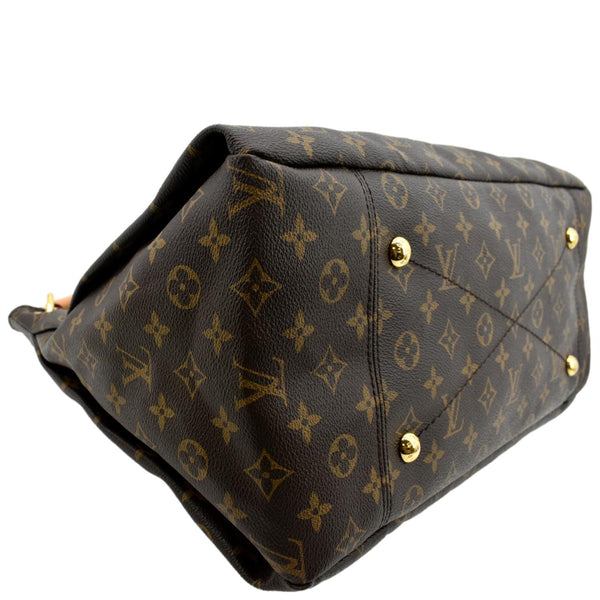 LOUIS VUITTON Artsy MM Monogram Canvas Hobo Bag Brown