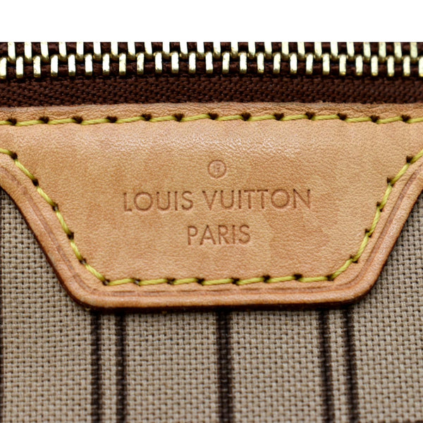 Louis Vuitton Neverfull MM Monogram Canvas Tote Bag - Stamp
