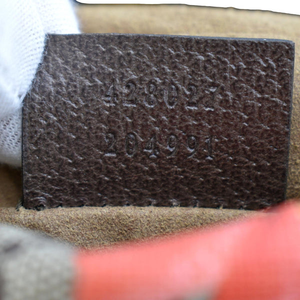 GUCCI Tian Print GG Supreme Canvas Backpack Bag Beige 428027