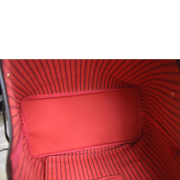 LOUIS VUITTON Neverfull GM Damier Ebene Tote Shoulder Bag Brown