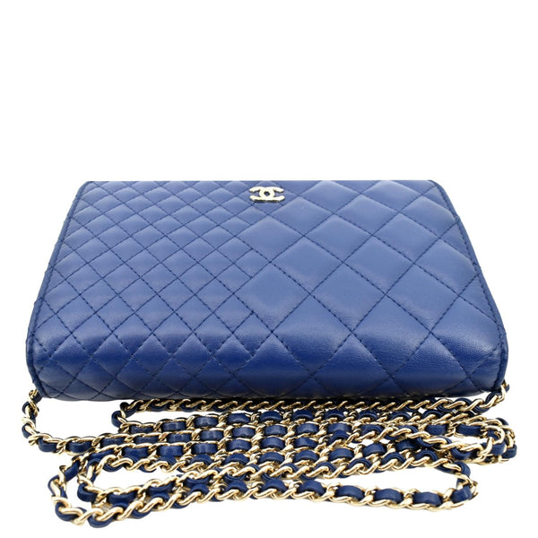 Chanel Wallet On Chain Quilted Leather Crossbody Bag - Top