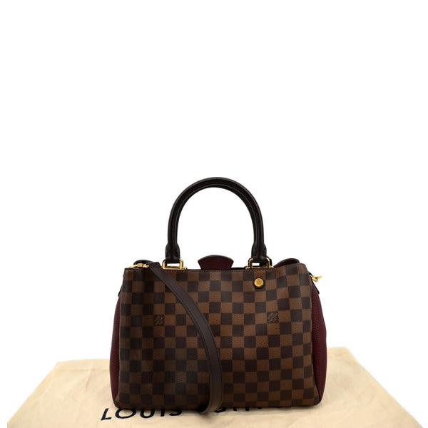 LOUIS VUITTON Brittany Damier Ebene Shoulder Bag Brown